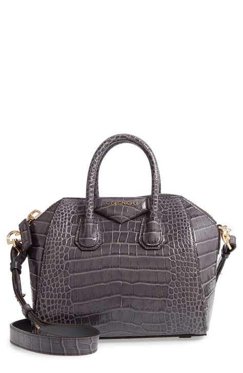 givenchy bags antigona grey|Givenchy crocodile antigona.